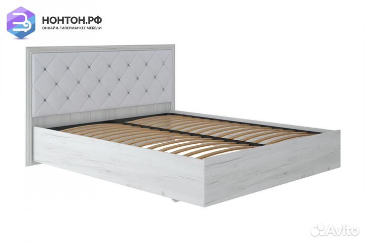 Кровать Прованс дуб крафт белый