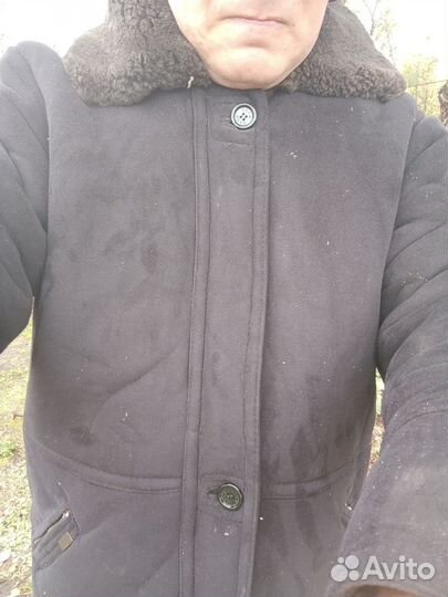 Дубленка - Тулуп мужская. Почти новая. Мягкая