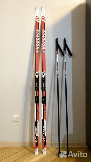 Беговые лыжи с палками Nordway