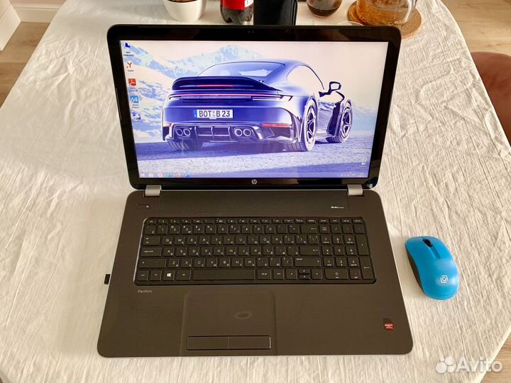 HP 17.3“/ 4x2.8GHz/ 8GB/ 500GB/ 2 видеокарты