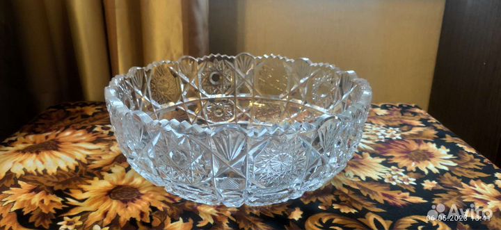 Ваза хрустальная СССР
