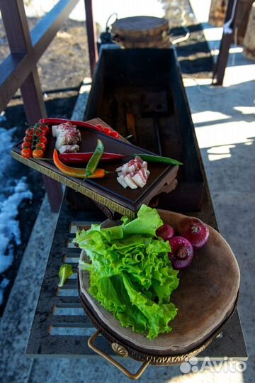 Настольная колода для рубки мяса