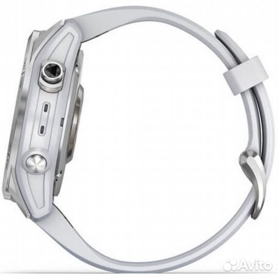 Garmin Fenix 7s Silver With Whitestone Band