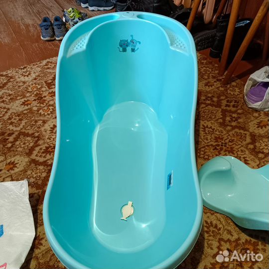 Детская ванночка для купания с горкой