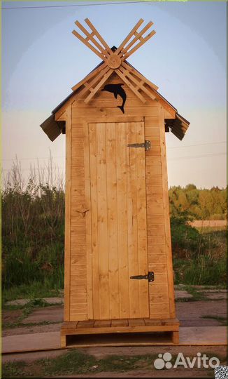 Уличный туалет с установкой