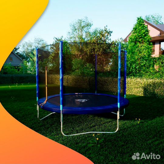 Батут каркасный с сеткой 10 фт 305 см арт.40