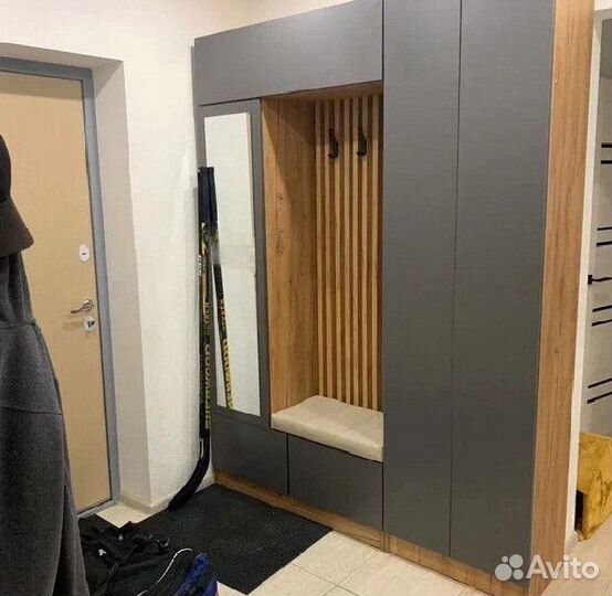 Прихожая графит 160 см в наличии