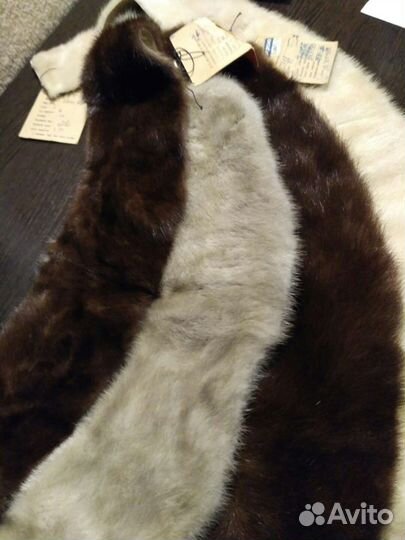 Воротник норка новый с этикетками