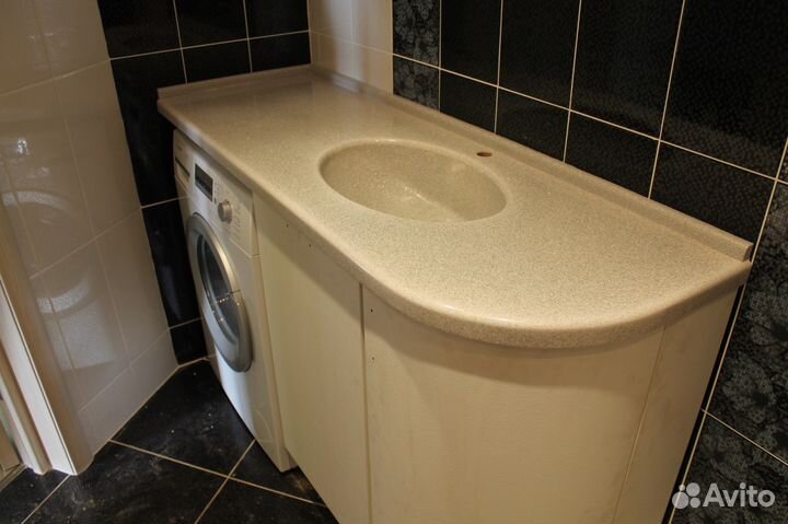 Раковина в ванную из искусственного камня