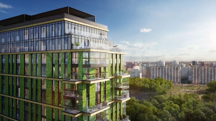 2-к. апартаменты, 42,9 м², 8/20 эт.