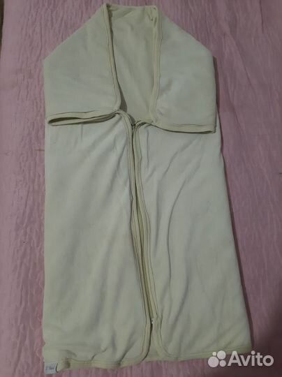 Одеяло-кокон на молнии для новорождённых