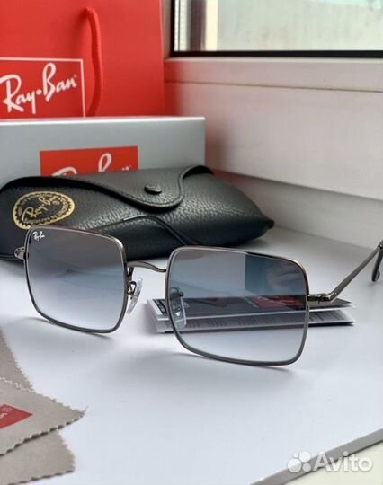 Очки ray ban Rectangle пепельные