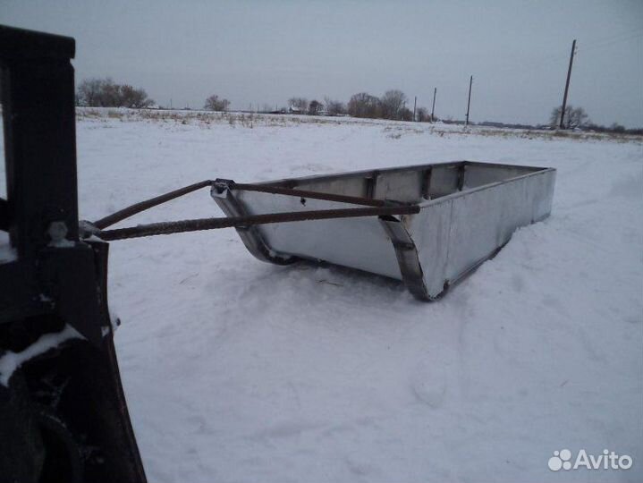 Продам сани-волокуши для снегохода самодельные