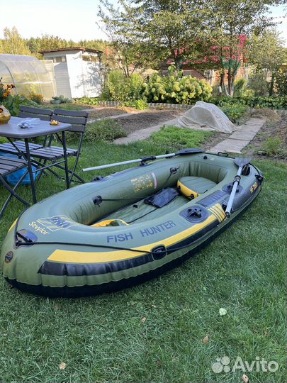Лодка sevylor fish hunter HF280 + весла