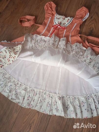 Красивое платье для девочек 5-7 лет Таиланд нов