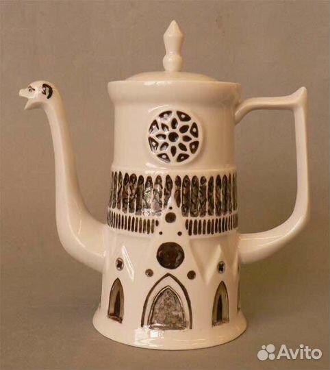 Готический кофейный сервиз на 2 персоны