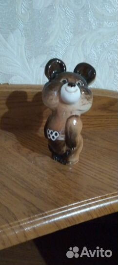 Статуэтка Олимпийский мишка, лфз,ссср