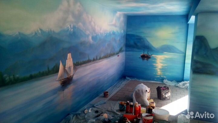 Граффити /Художественная роспись стен/аэрография