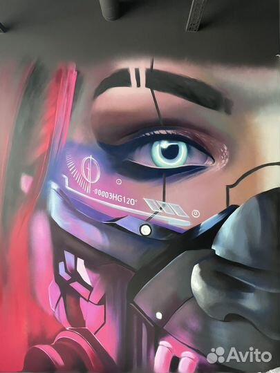 Художественная роспись стен, граффити, дизайн