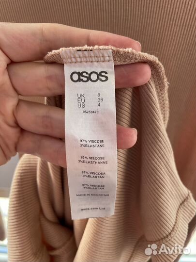 Новое трикотажное платье-водолазка ASOS