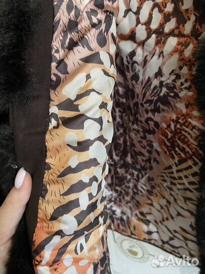 Шуба с капюшоном