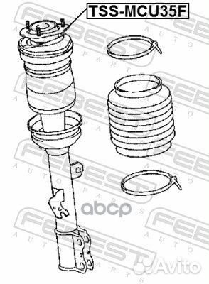 Опора переднего амортизатора tssmcu35F Febest