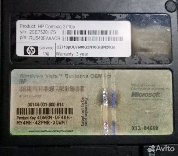 Ноут hp