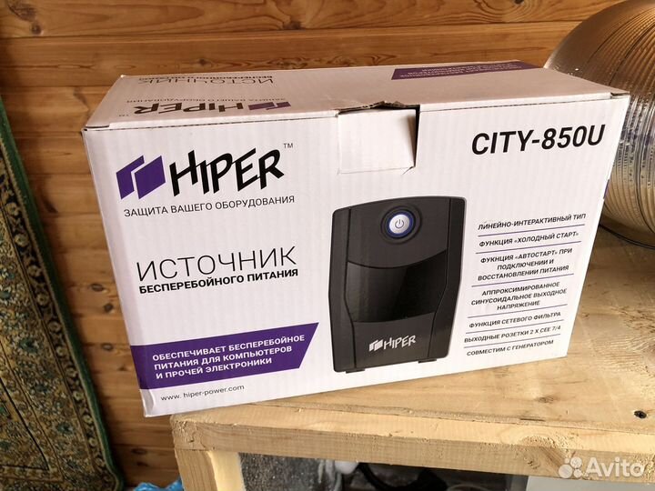Ибп Источник Бесперебой. Питания hiper City-850U