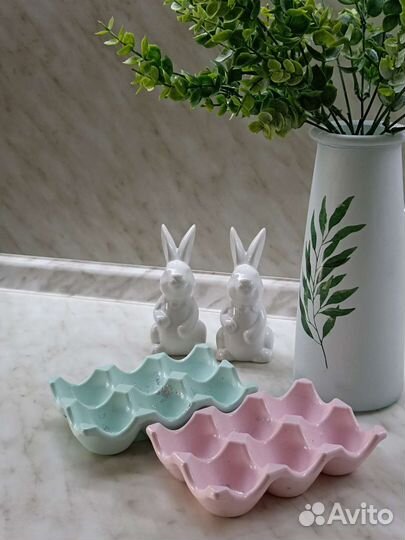 Подставка для яиц из гипса