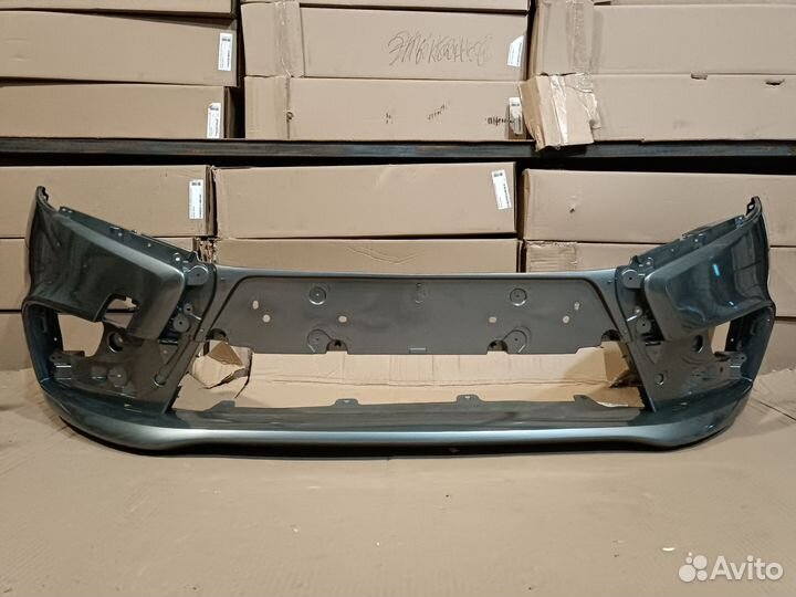 Бампер передний лада веста цвет серый 608 Плутон