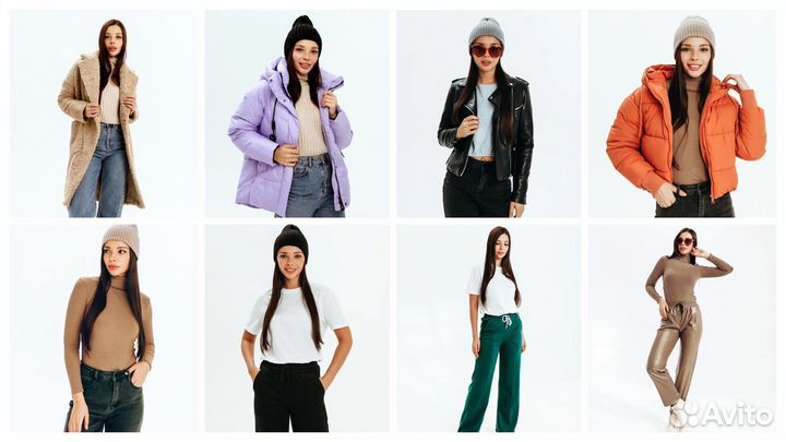 Сборная съемка на модели, фотограф для вайлдбериз