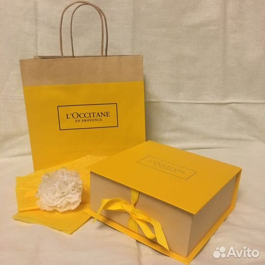 Локситан брендовый пакет коробка L’occitane