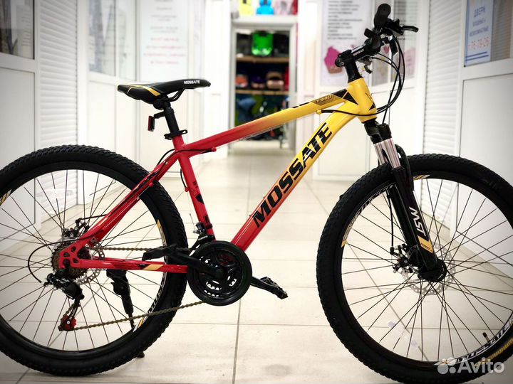 Велосипед горный Красно-желтый