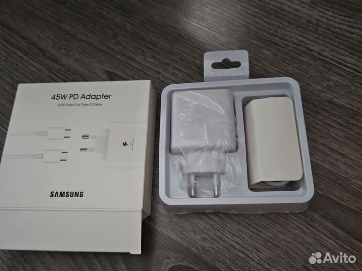 Блок питания с кабелем Samsung 45W / Новый