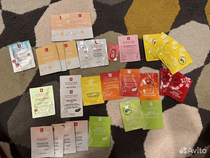 Erborian пробники по 1,5 мл