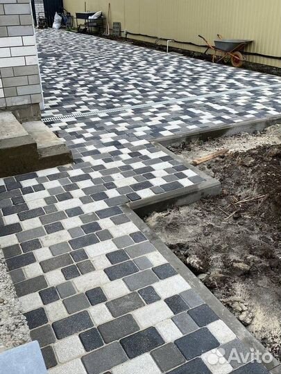 Тротуарная плитка брусчатка
