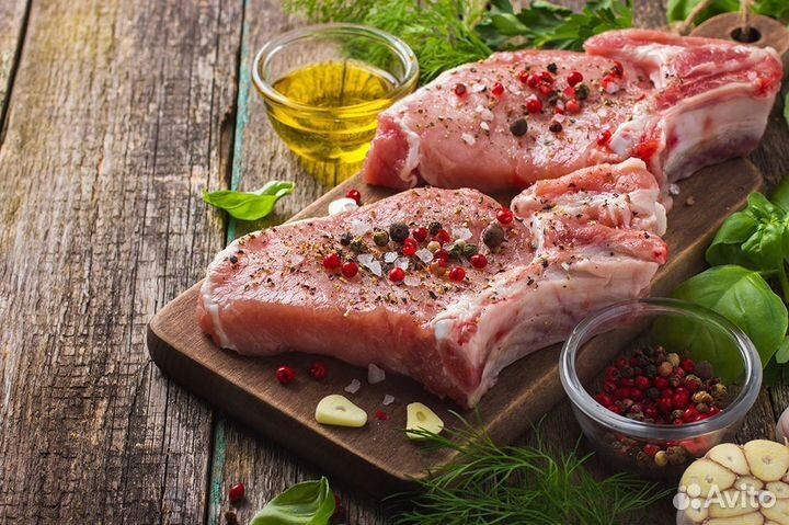 Свежее мясо свинина