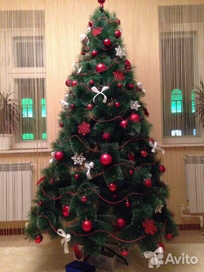 Новогодняя ёлка + гирлянда