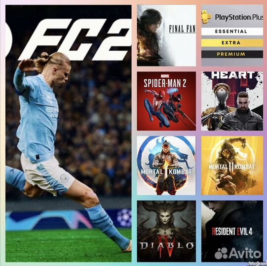 PS store игры и подписки PS4/PS370