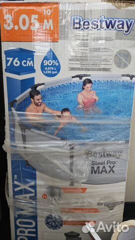 Каркасный бассейн 3.05/0.76 с фильтром и шлангами купить в Санкт ...
