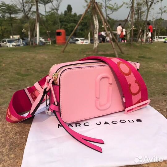 Сумка Marc jacobs snapshot розовая