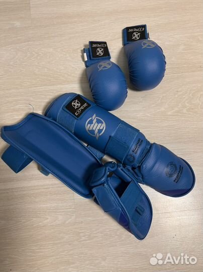 Защита голени и стопы для каратэ, перчатки