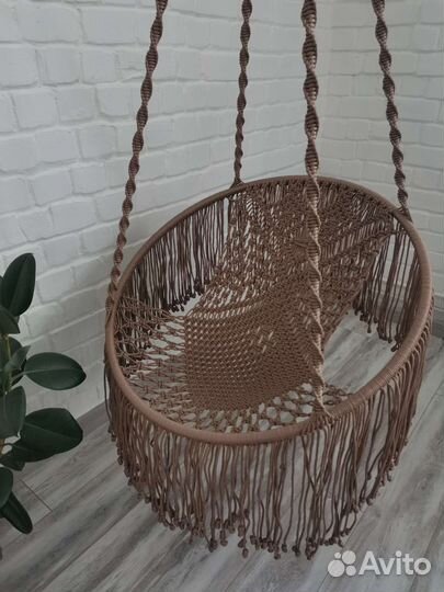 Качели макраме подвесные