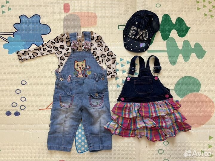 Одежда для девочки /комплект/ 6-12 мес