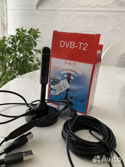 TV антенна на магнитном крепление + Весы Дорожные