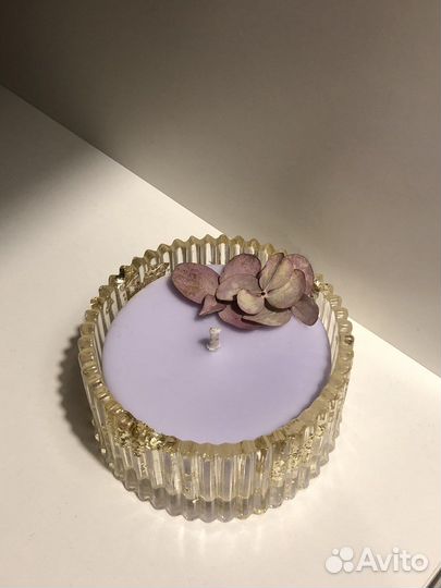 Ароматическая свеча ручной работы