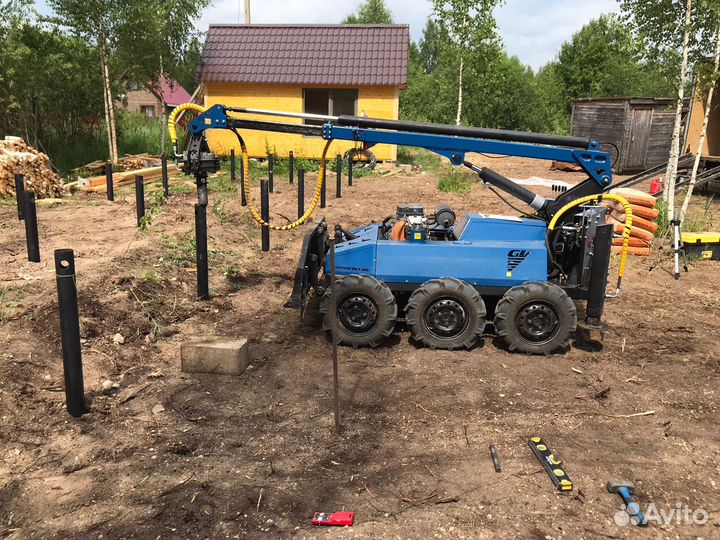 Винтовые сваи с установкой под ключ