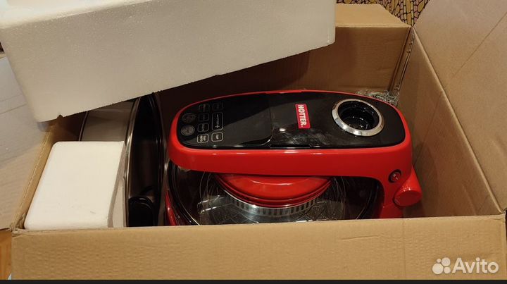 Аэрогриль Hotter HX-2098 Fitness Grill (красный)