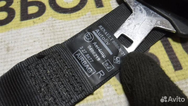 Ремень безопасности Renault Logan I 2005-2014