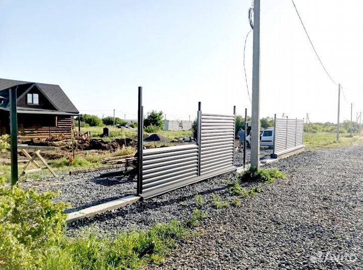 Металлический забор Жалюзи / Ранчо